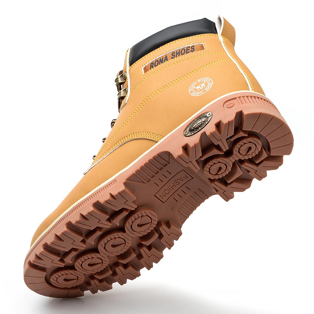 Sicherheitsschuhe Arbeitsschuhe Stahlkappenschuhe Shoes – Rona Jupiter S3 Brown 